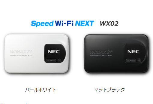 Speed Wi-Fi NEXT WX02